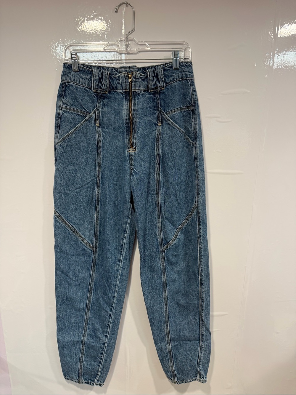 Maurice’s Carpenter High-Rise Blue Denim Jogger Jeans